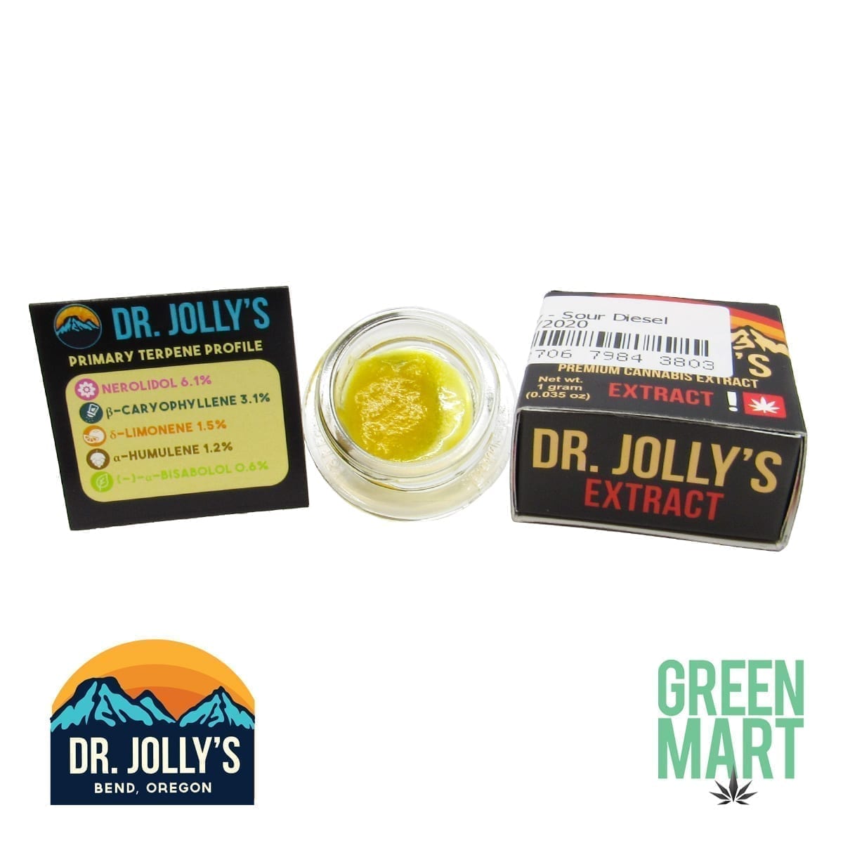 Dr. Jolly's Extracts - Sour Diesel High Terps Back