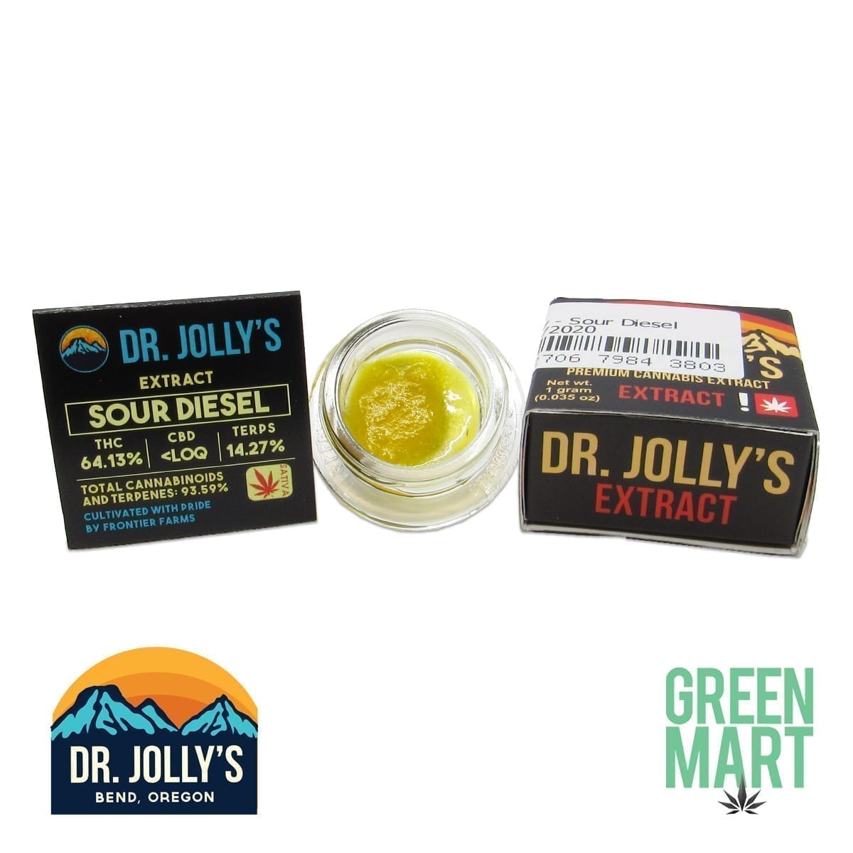 Dr. Jolly's Extracts - Sour Diesel High Terps Front