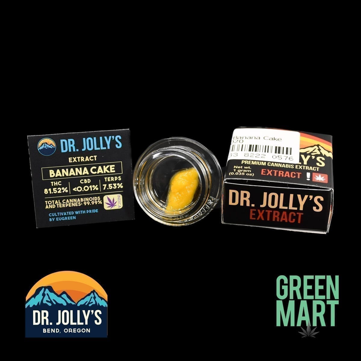 Dr. Jolly's Extracts - Banana Cake Front