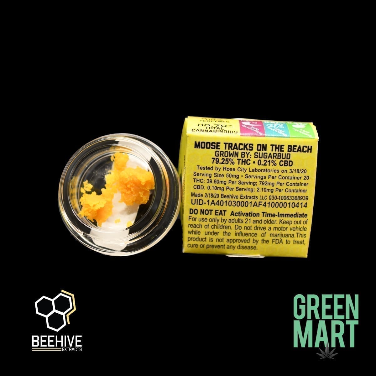 Beehive Extracts - Moose Tracks on the Beach