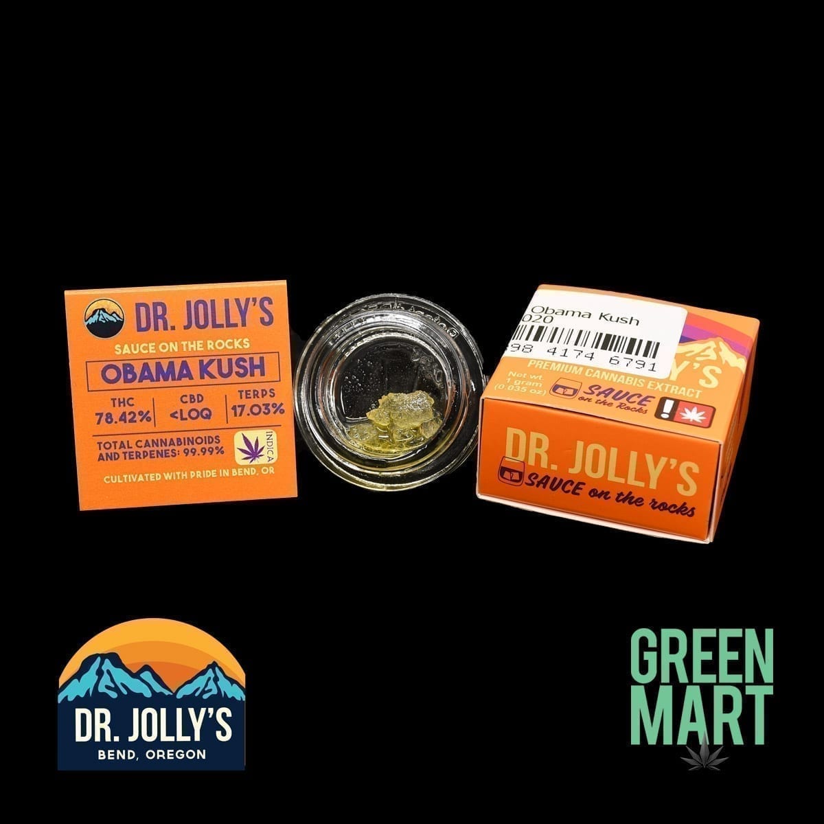 Dr. Jolly's Extracts - Obama Kush Front