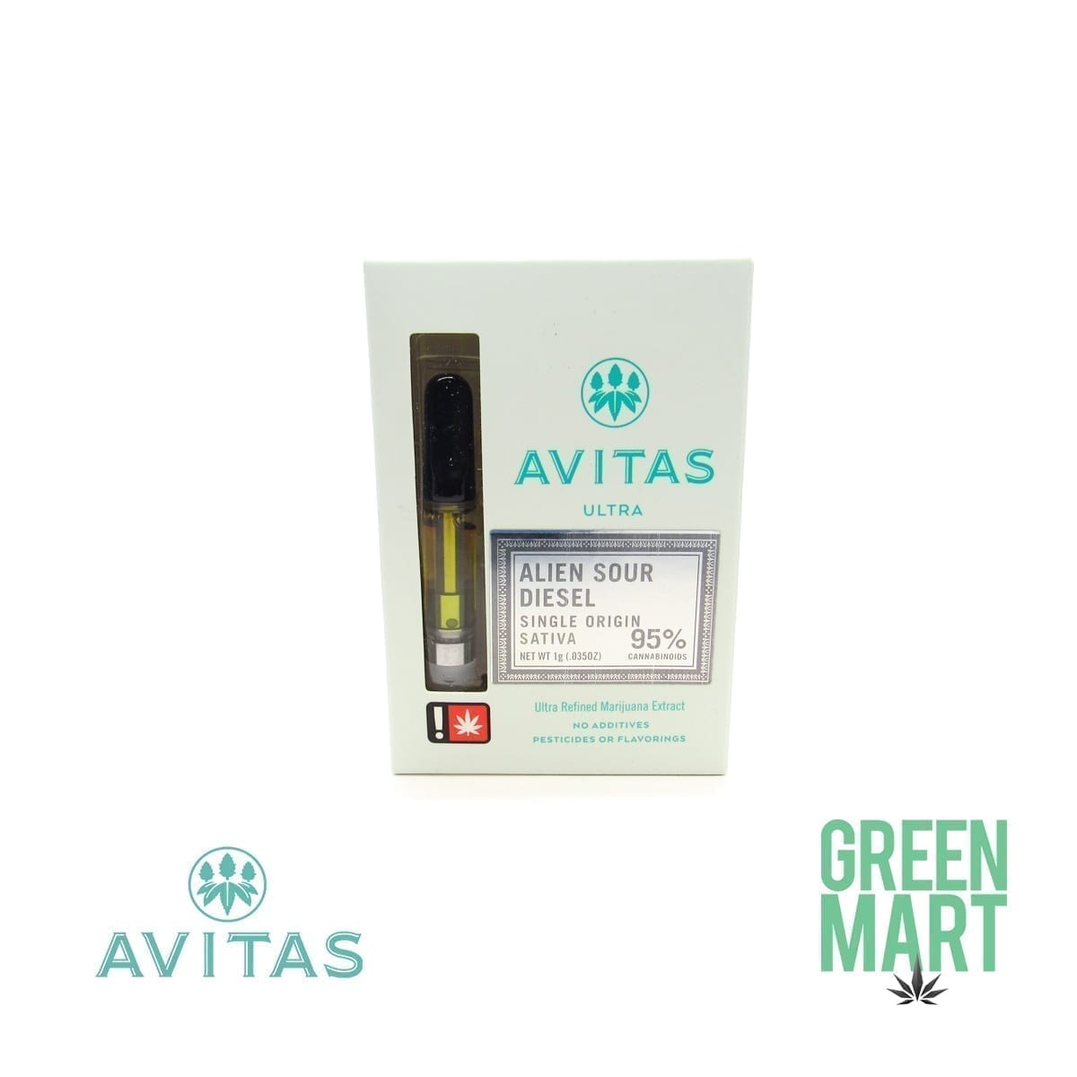 Avitas Ultra Distillate Cartridge - Alien Sour Diesel