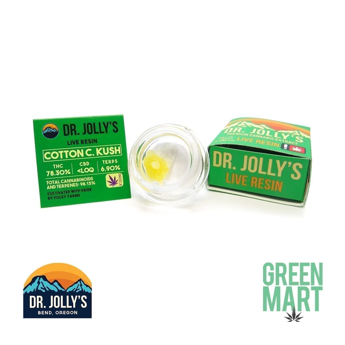 Dr. Jolly's Extracts - Cotton C. Kush Live Resin