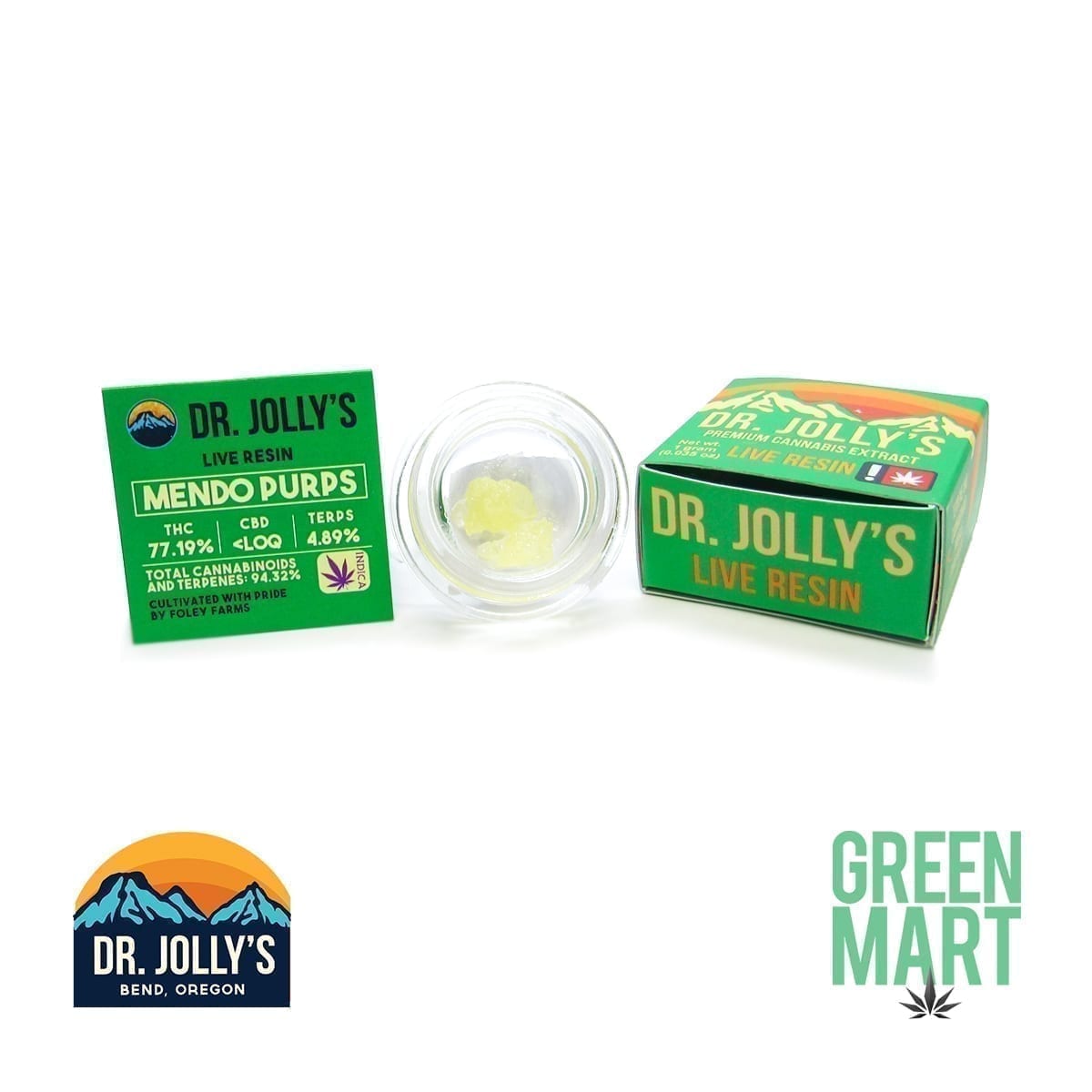 Dr. Jolly's Extracts - Mendo Purps Live Resin