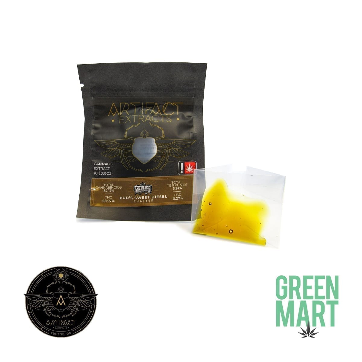 Artifact Extracts Puds Sweet Diesel Shatter