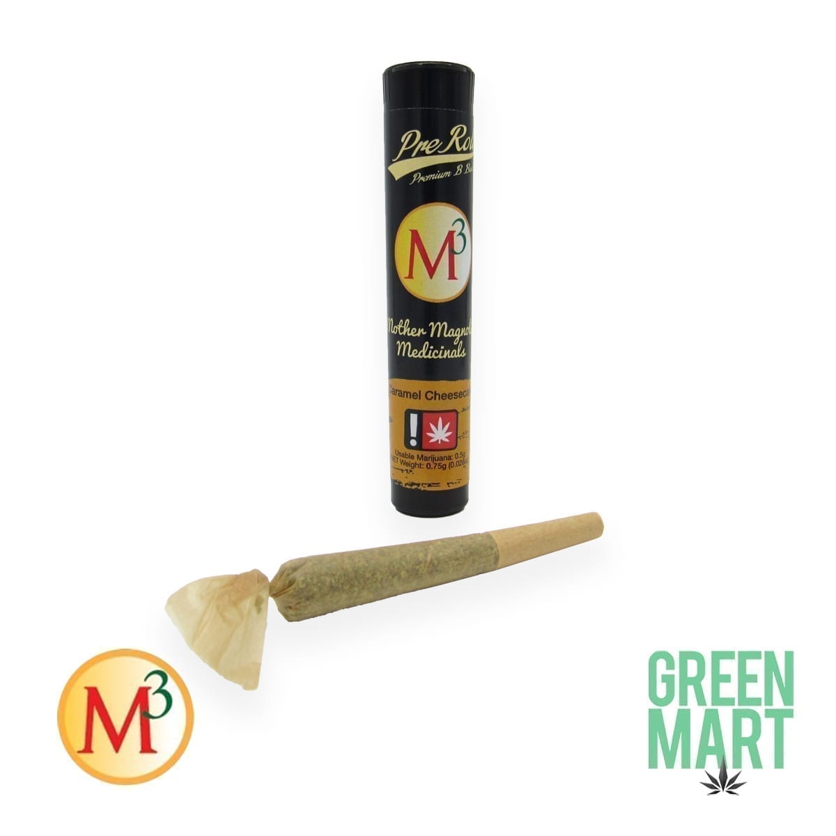 Mother Magnolia Medicinals .5g Pre-Roll - Caramel Cheesecake | Green ...