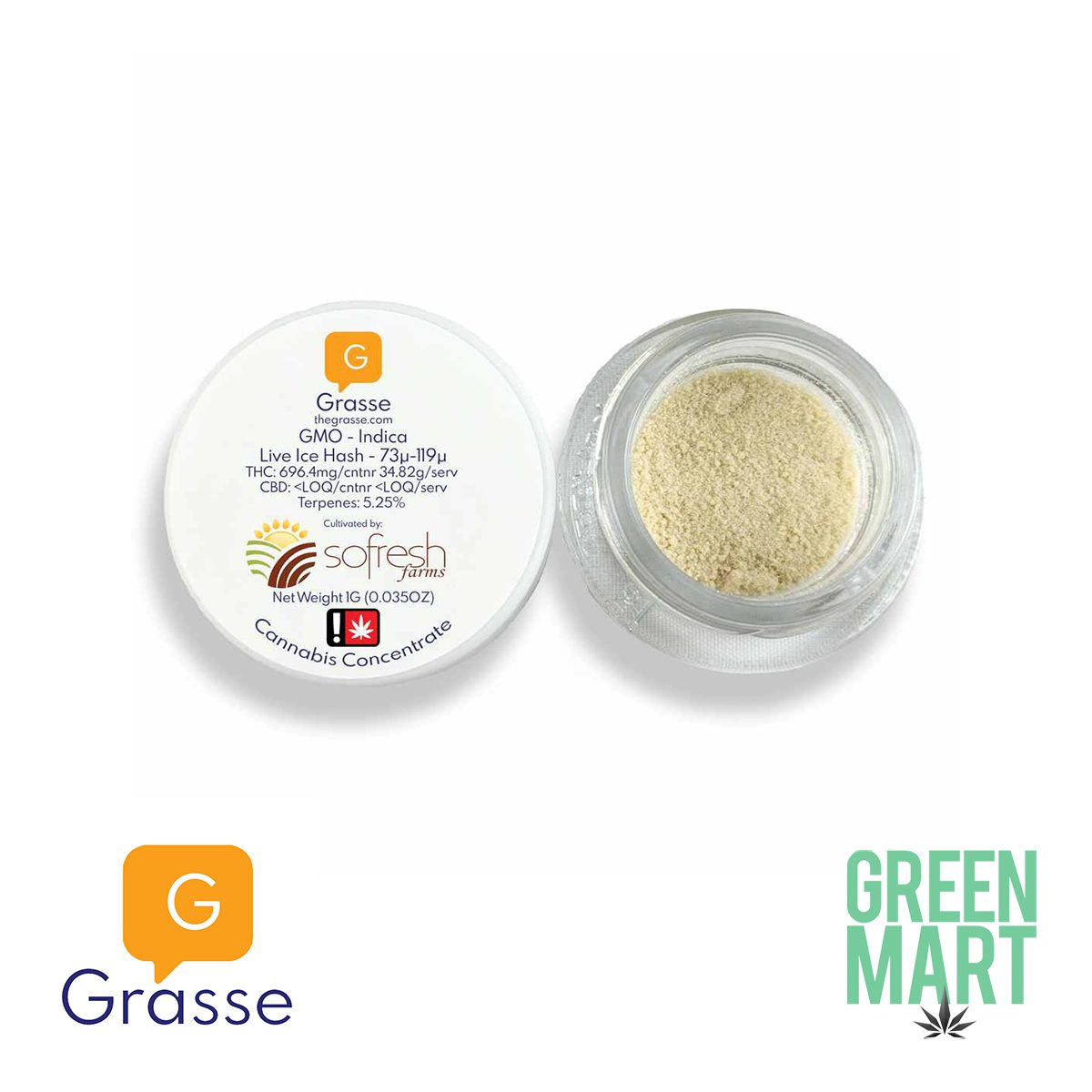 Grasse GMO Ice Hash