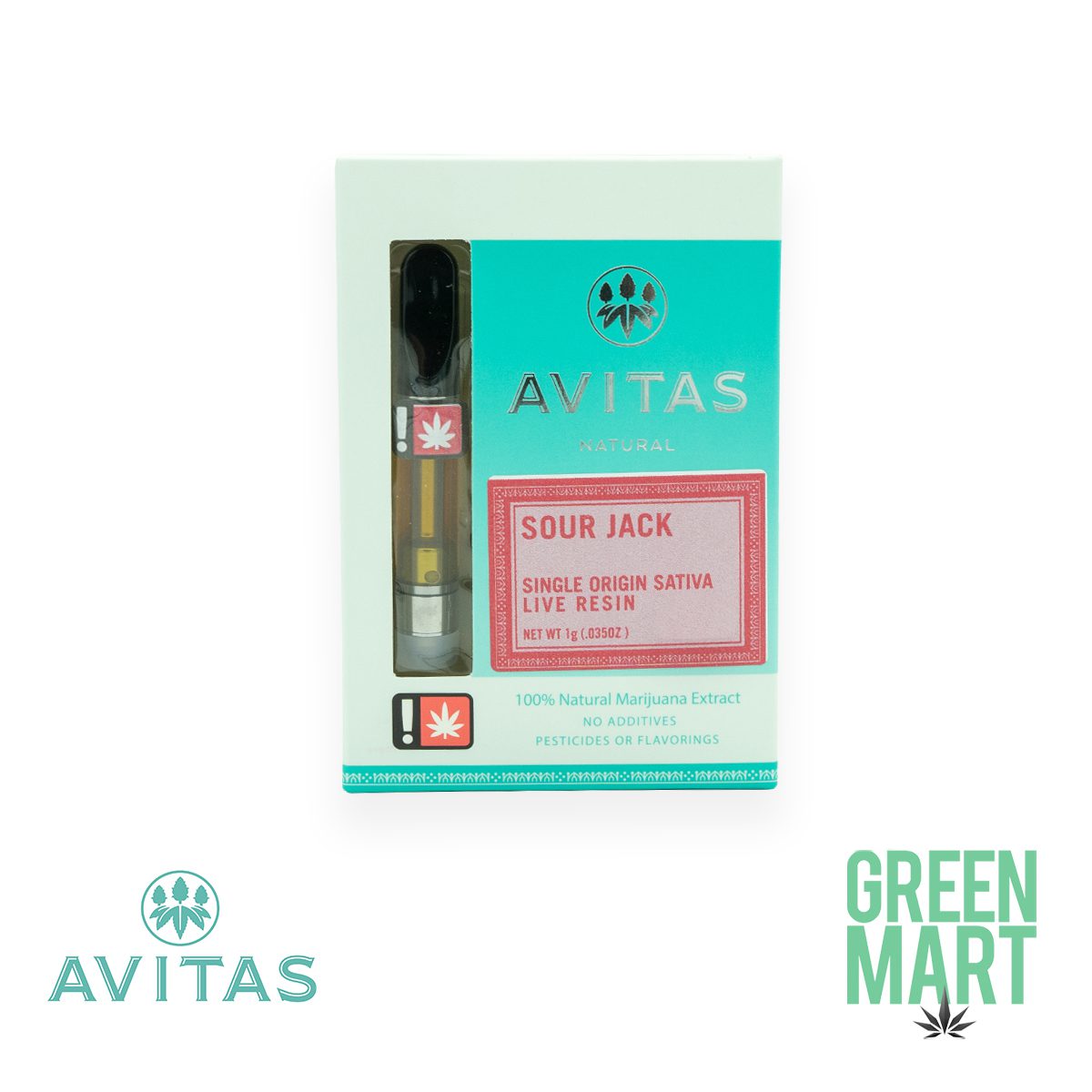 Avitas Cartridges Sour Jack Live Resin