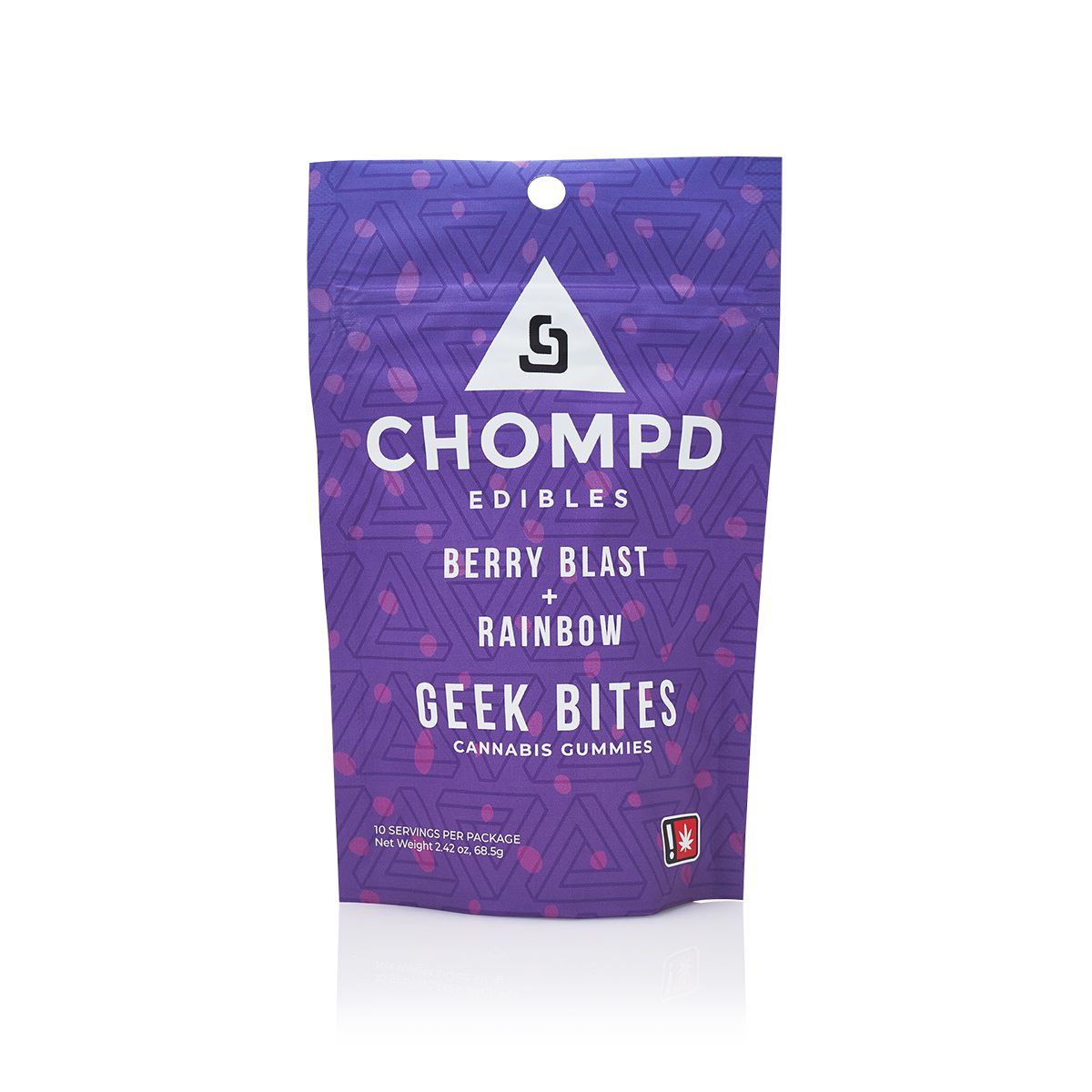 CHOMPD Edibles Rainbow Geek Bites